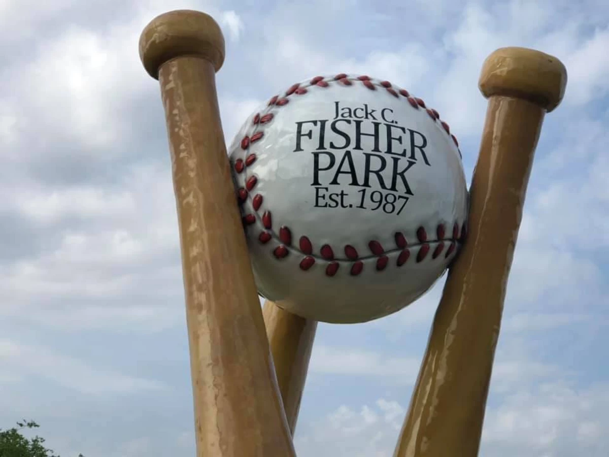 New Baseball/Softball Sculpture at Jack C. Fisher Park [Photos]