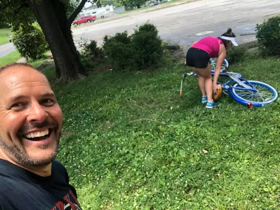 Chad and Angel&#8217;s Friday Morning Bike Ride Ends in Disaster [Photos]