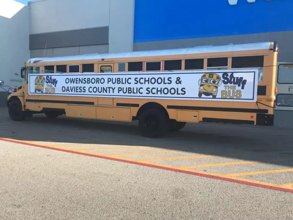 The DCPS and OPS Stuff the Bus Event at Walmart Today