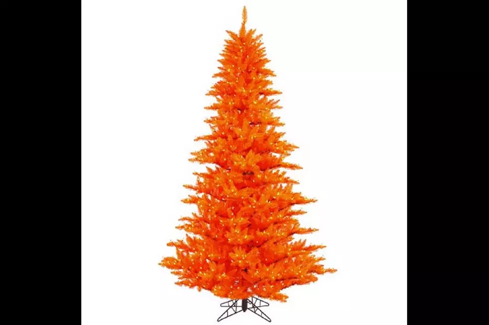 Who’s Ready for Bright Orange Halloween Christmas Trees?