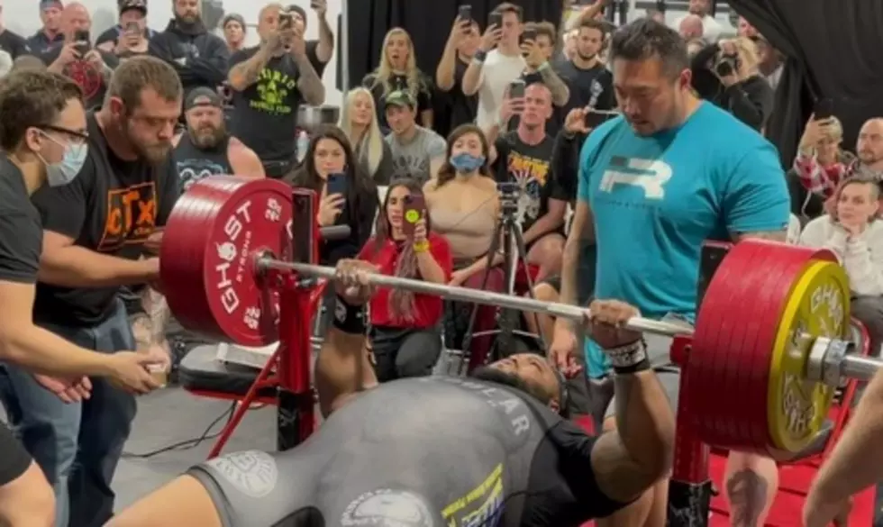 WATCH: Julius Maddox Breaks His Own Raw Bench Press World Record