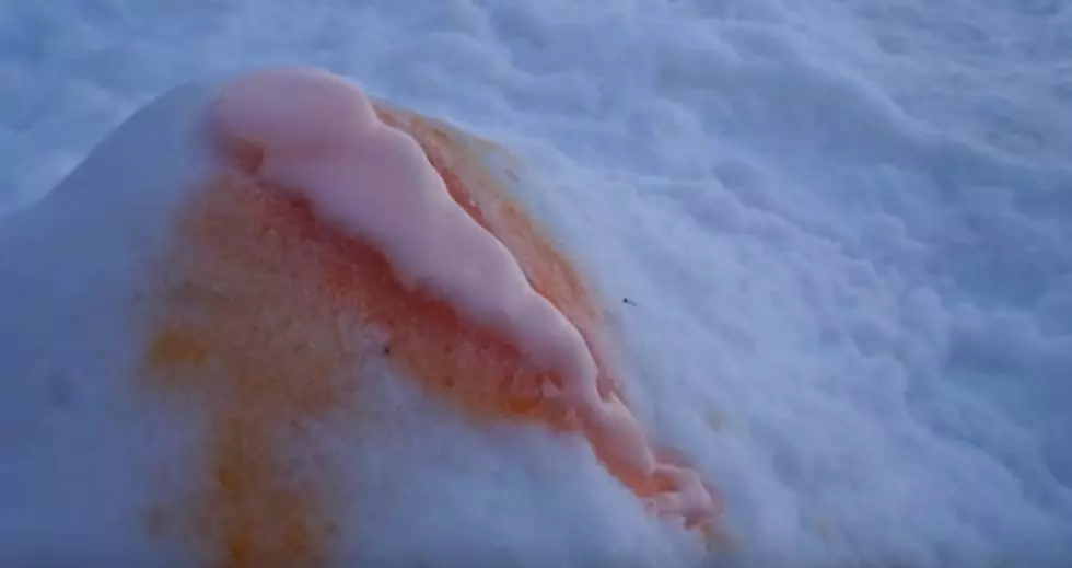 How to Make a Snow Volcano [Video]