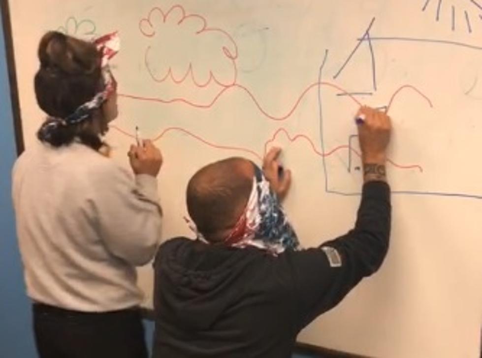 Wacky Wednesday: The Blindfolded Drawing Challenge [Video]