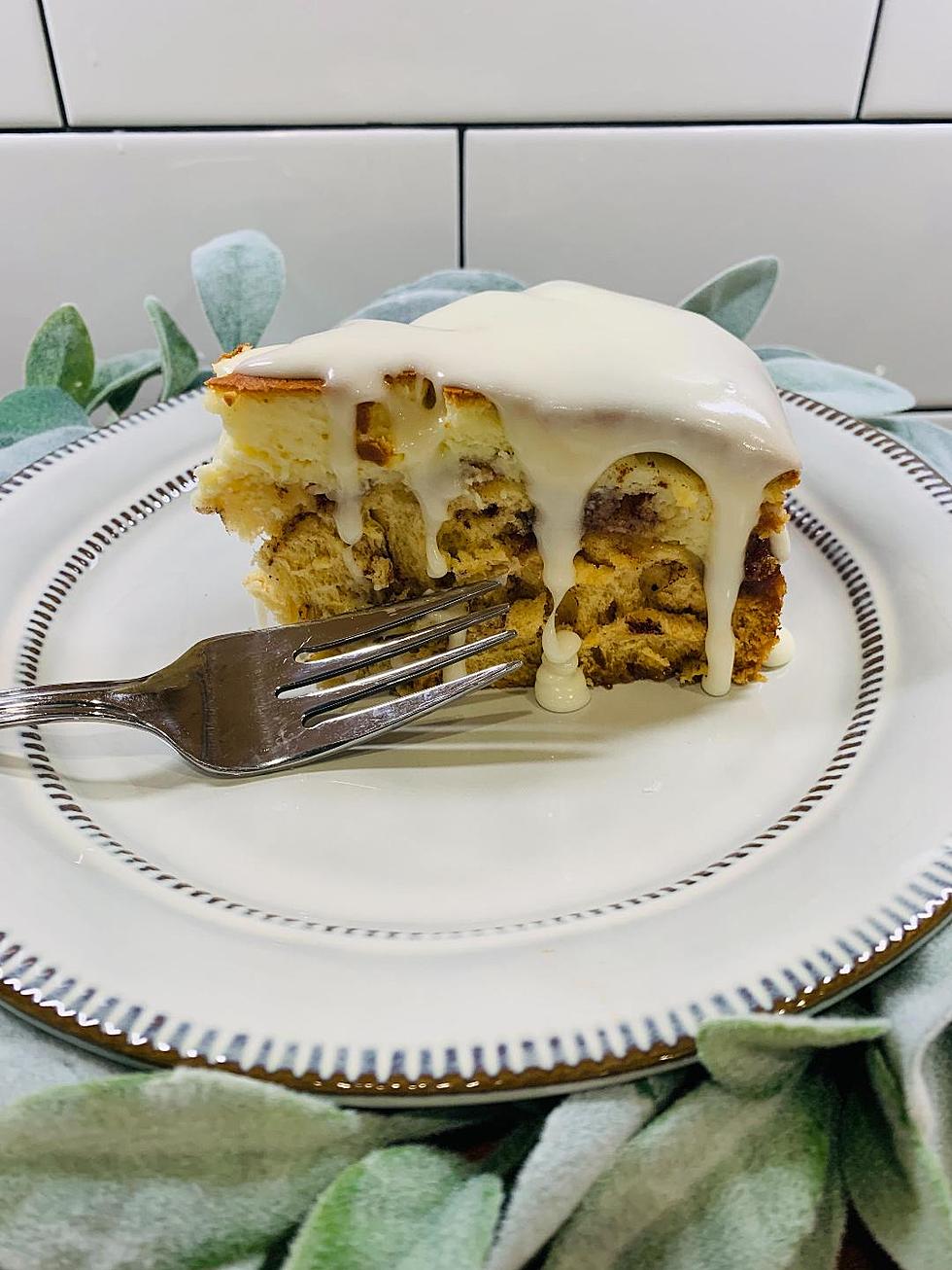 Celebrate National Cinnamon Bun Day with This Cinnamon Roll Cheesecake Recipe