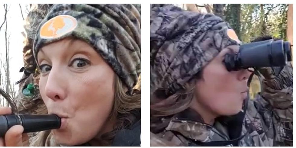 HILARIOUS: Kentucky Gal Goes LIVE From The Deer Stand in Her First Hunt EVER