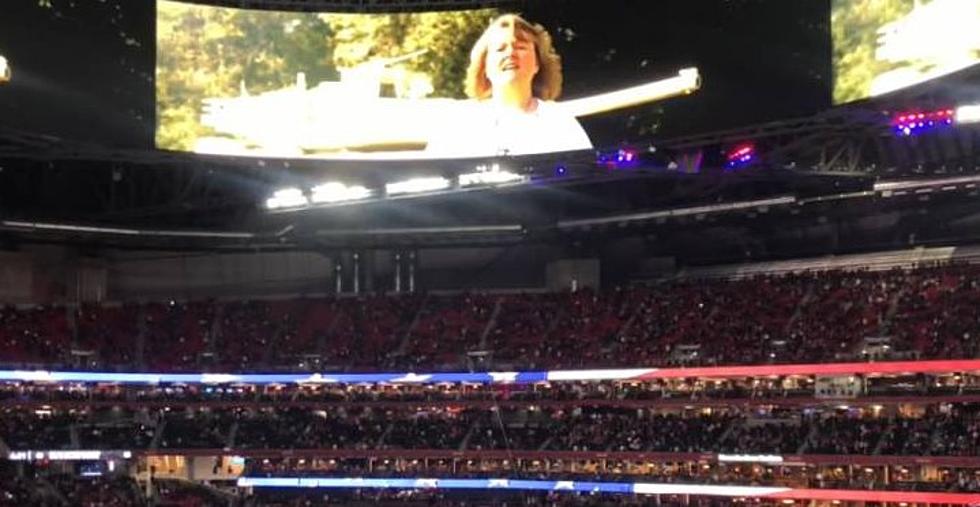 Video of Cathy Mullins' National Anthem Performance at NFL Game