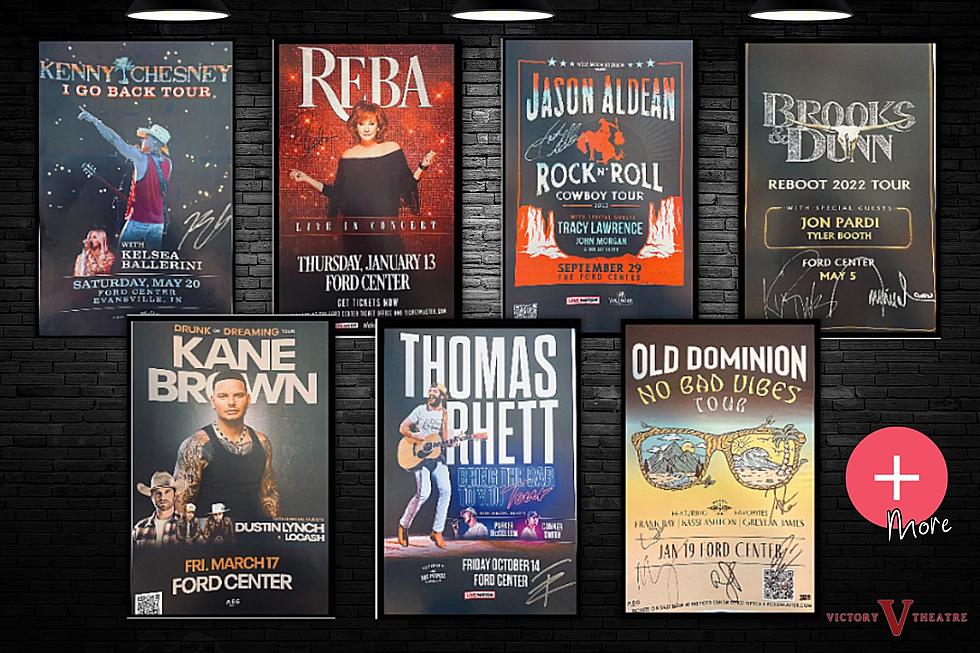 Ten Amazing Autographed Country Concert Posters Up for Grabs in Evansville, Indiana