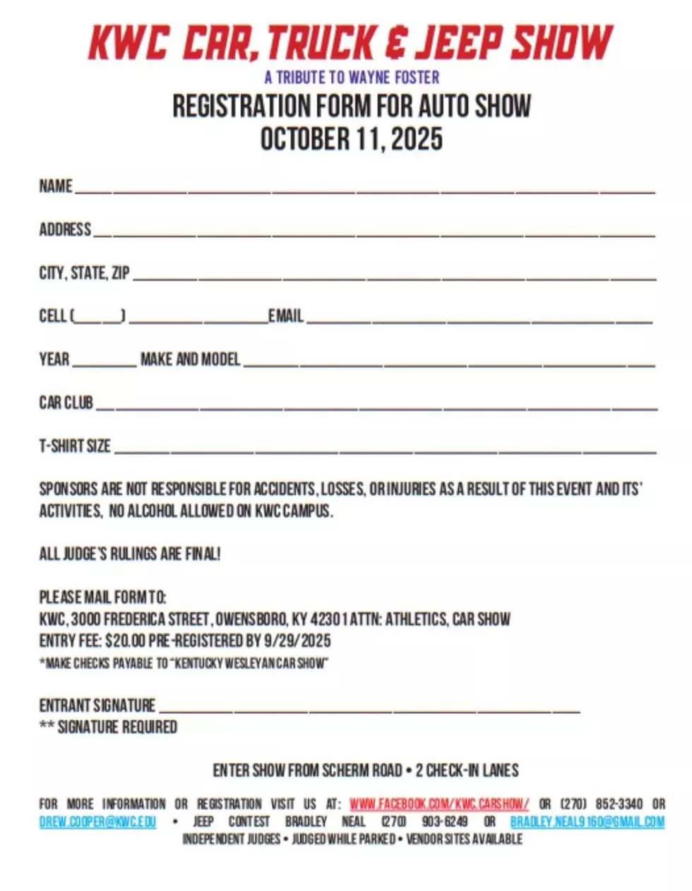 KWC Car Show