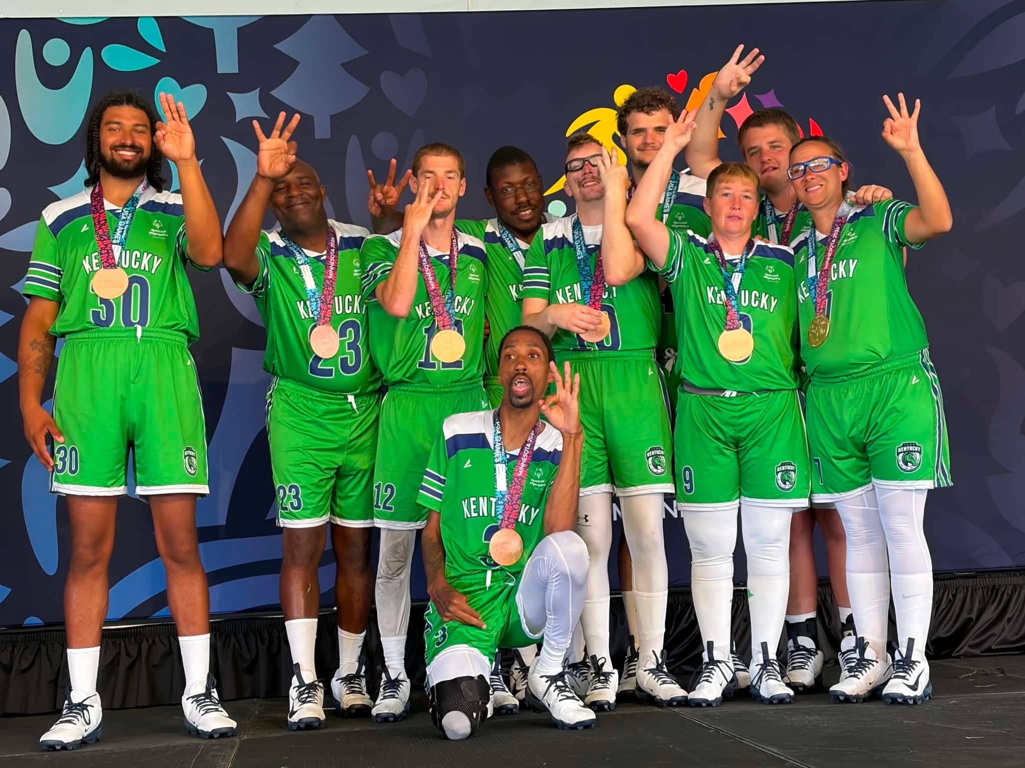 KY Special Olympics Flag Football Team Wins Bronze at USA Games