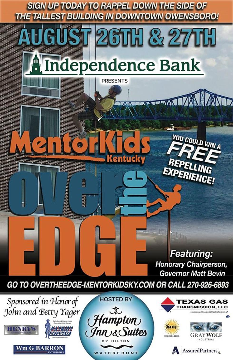 Mentorkids is going OVER THE EDGE! (Shaped by Faith)