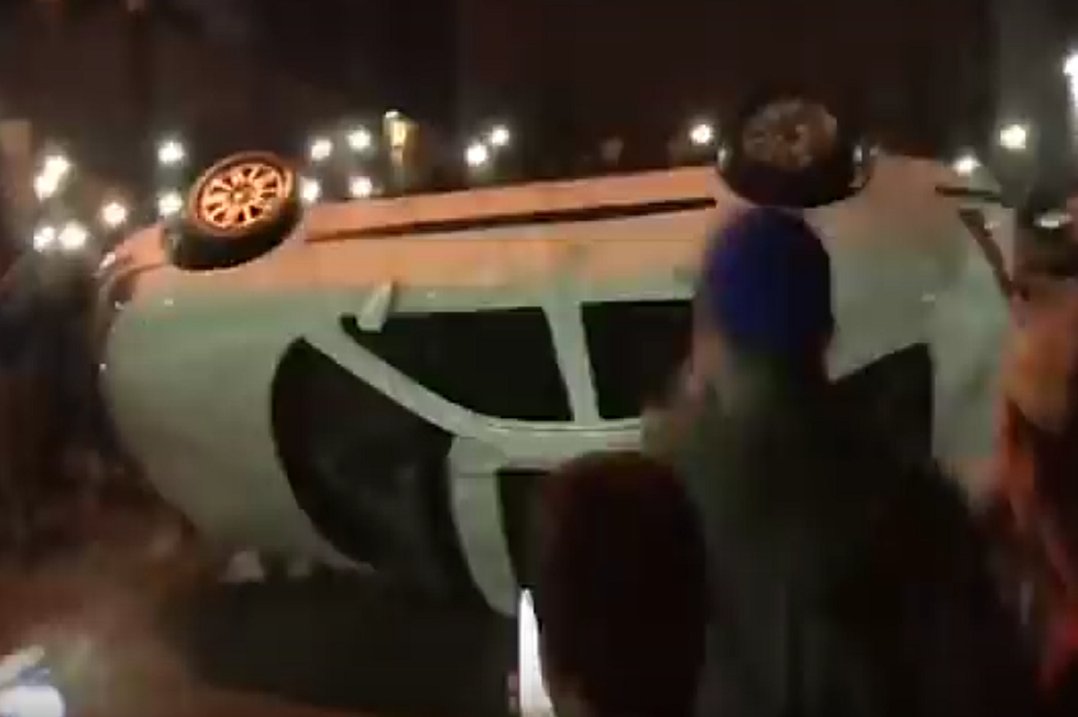Lexington Police Looking for UK Fans Who Flipped Car After Florida Win