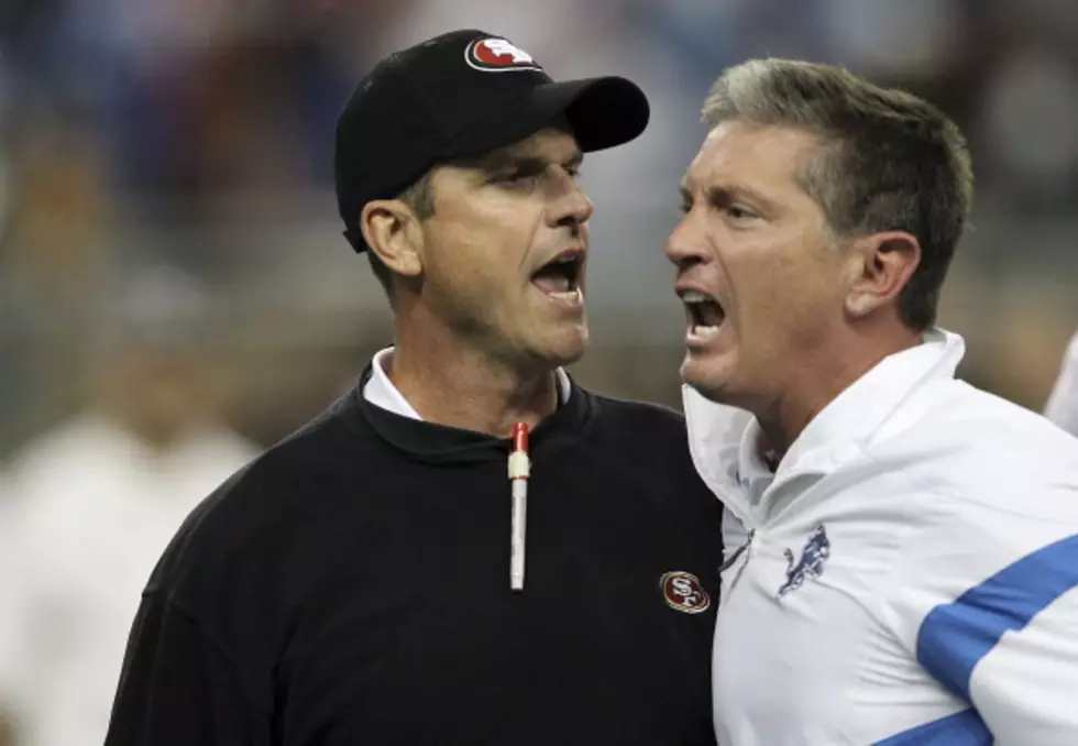 Lions Head Coach Jim Schwartz at Odds With 49ers Harbaugh After Game [VIDEO]