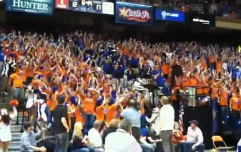 Boise State Basketball Flash Mob [VIDEO]