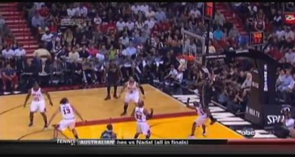 Lebron James Jumps Over Guy For Slam Dunk [VIDEO]