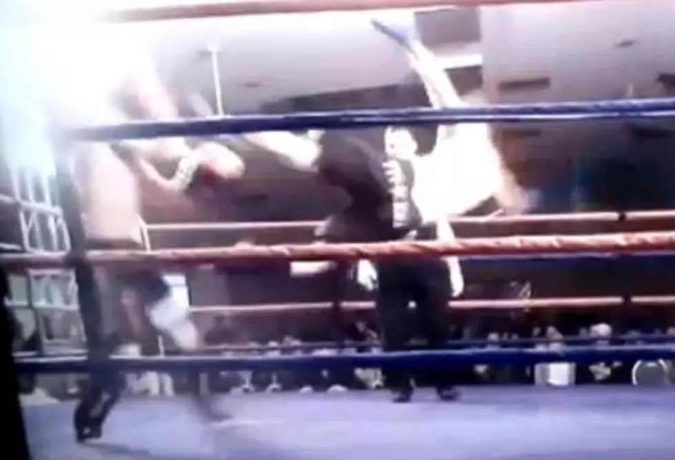MMA Fighter Knocks Himself Out [VIDEO]