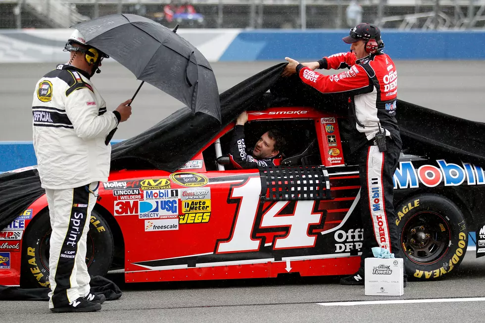 Tony Stewart Wins Rain Shortened Auto Club 400