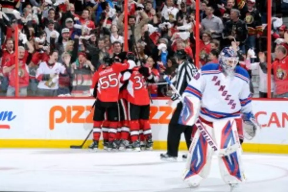 Rangers Are In Trouble, Ottawa Wins 3-2 To Tie Series
