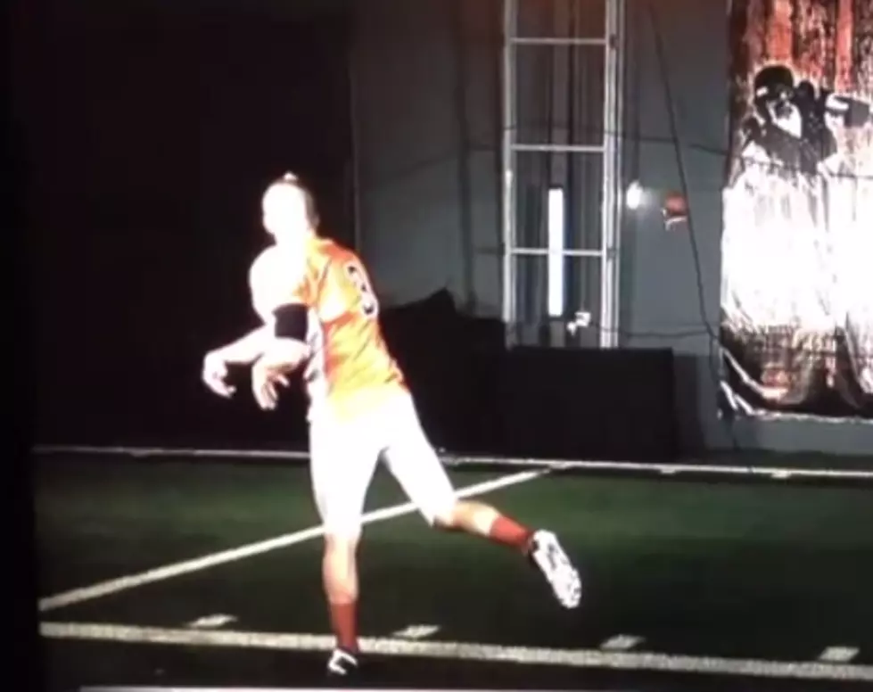 Quarterback Brandon Weeden Takes Out Clay Pigeons [VIDEO]