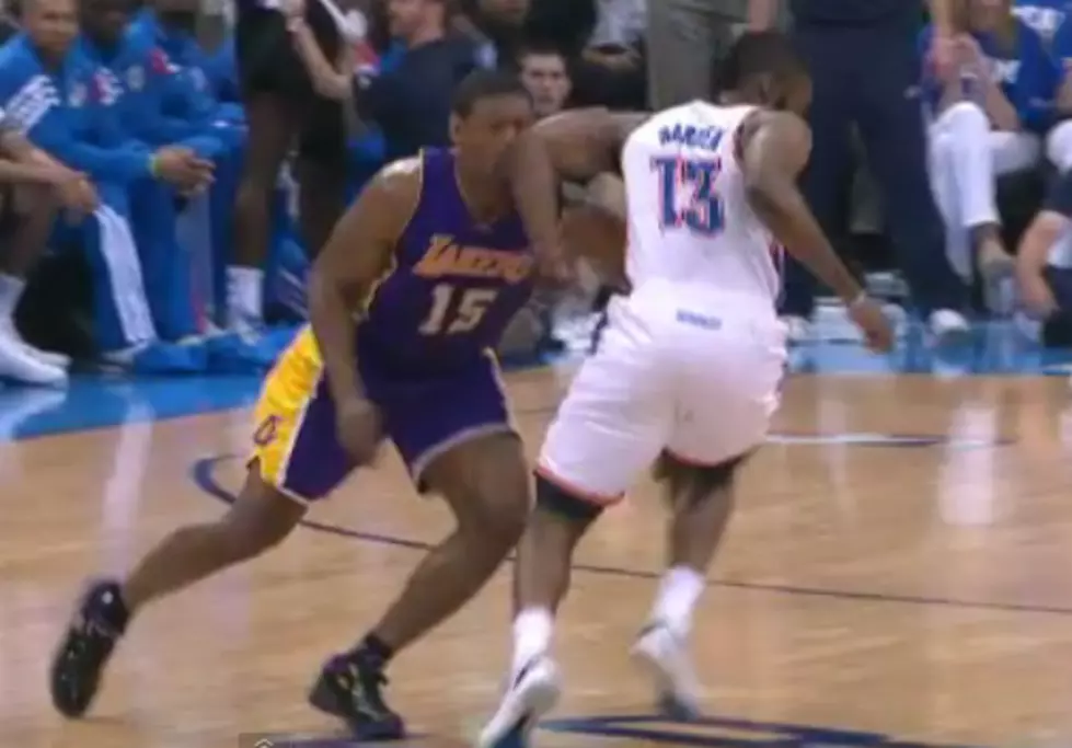 James Harden Elbows Metta World Peace [VIDEO]