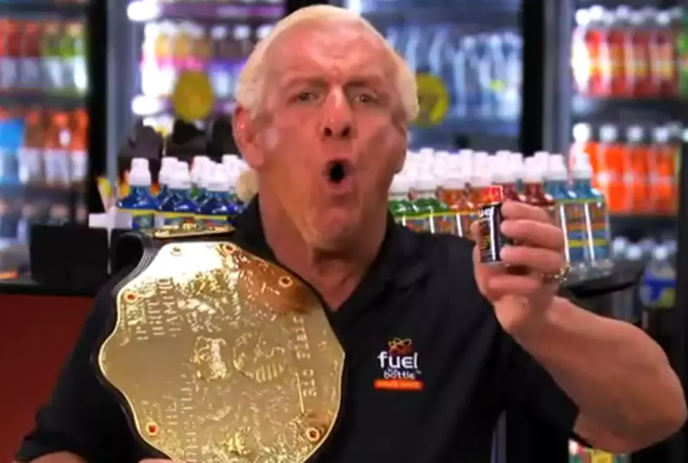Ric Flair Goes WOOO For Energy Drink Commercial [VIDEO]