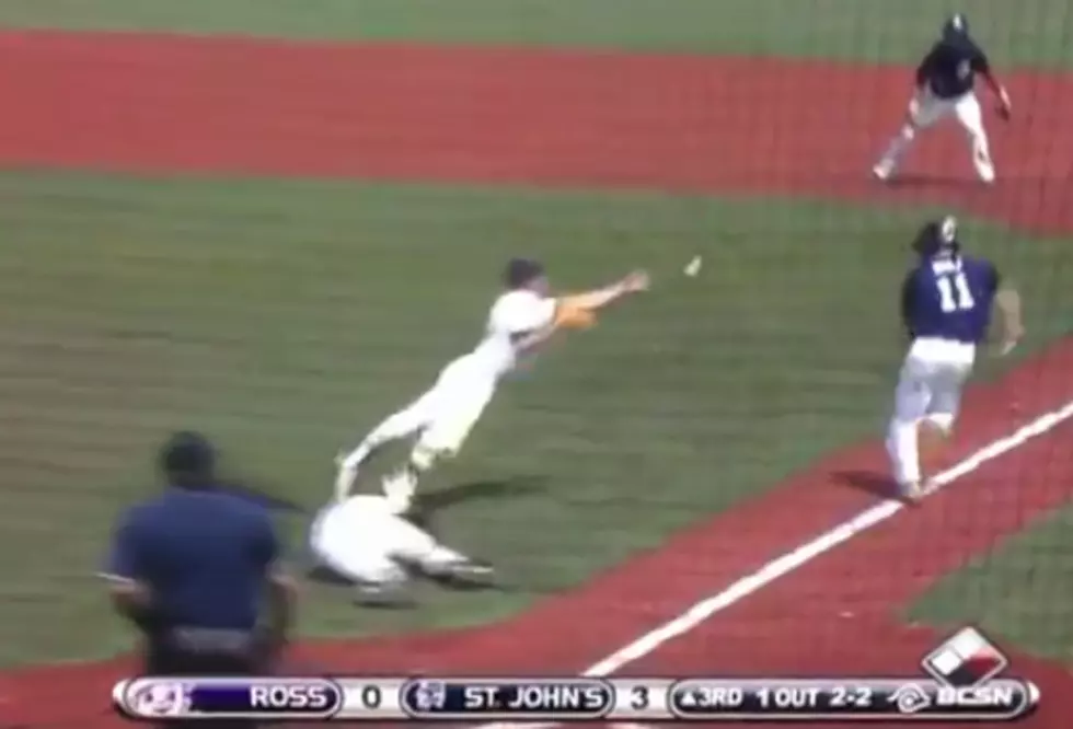 Amazing Tag-Team Baseball Catch [VIDEO]