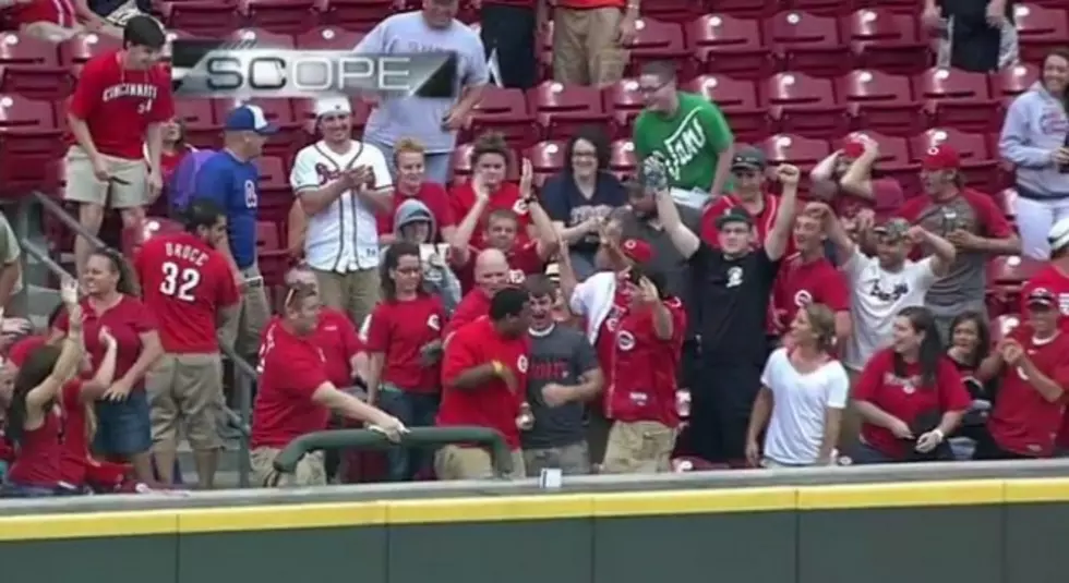 Cincinnati Reds Fan Catches Not One, But Two Home Run Balls – Play Of The Week