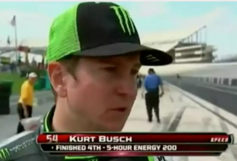 Kurt Busch Wants To Beat Up Reporter [VIDEO]