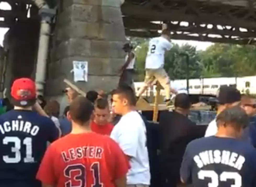 Yankee Stadium Tailgate Wipeout [VIDEO]