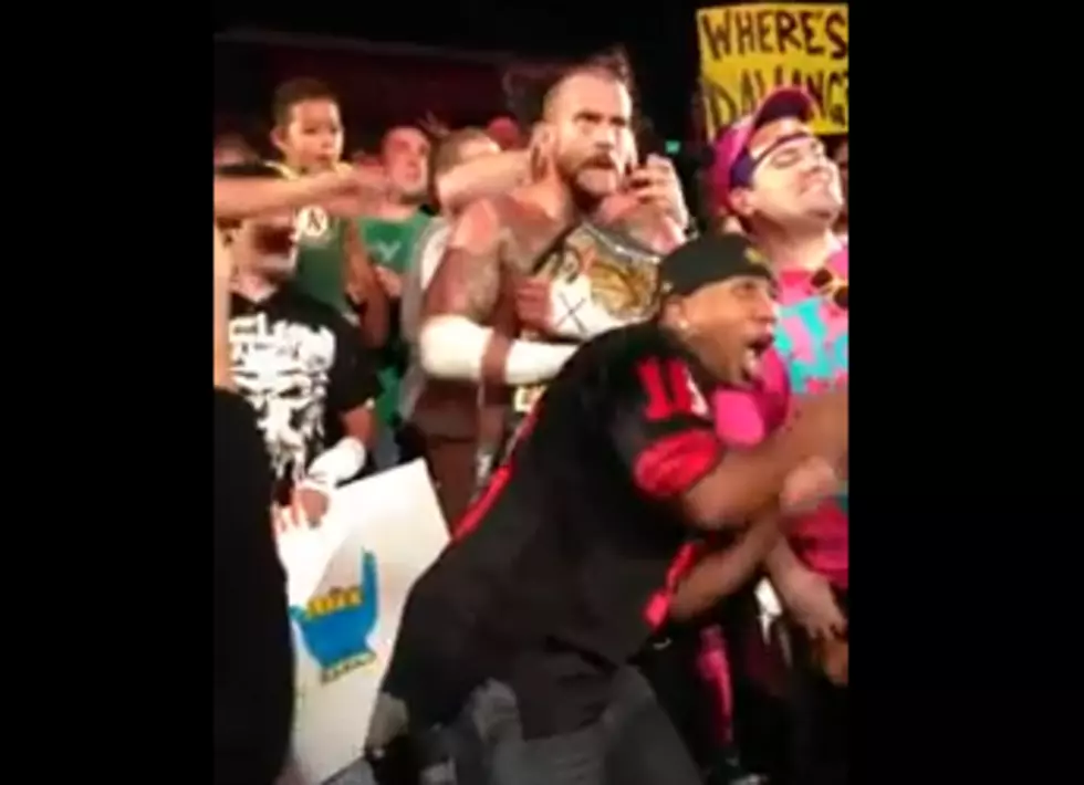 WWE&#8217;s CM Punk Attacks During Monday Night Raw [VIDEO]