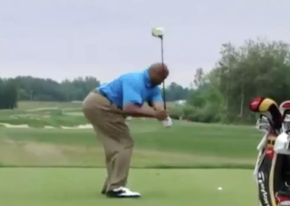Compilation Of Charles Barkley Golf Swings [VIDEO]