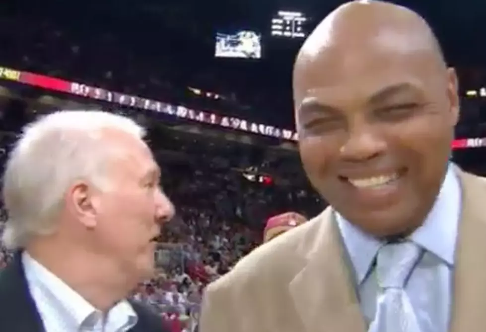 Charles Barkley Tries To Ask Gregg Popovich One Extra Question [VIDEO]