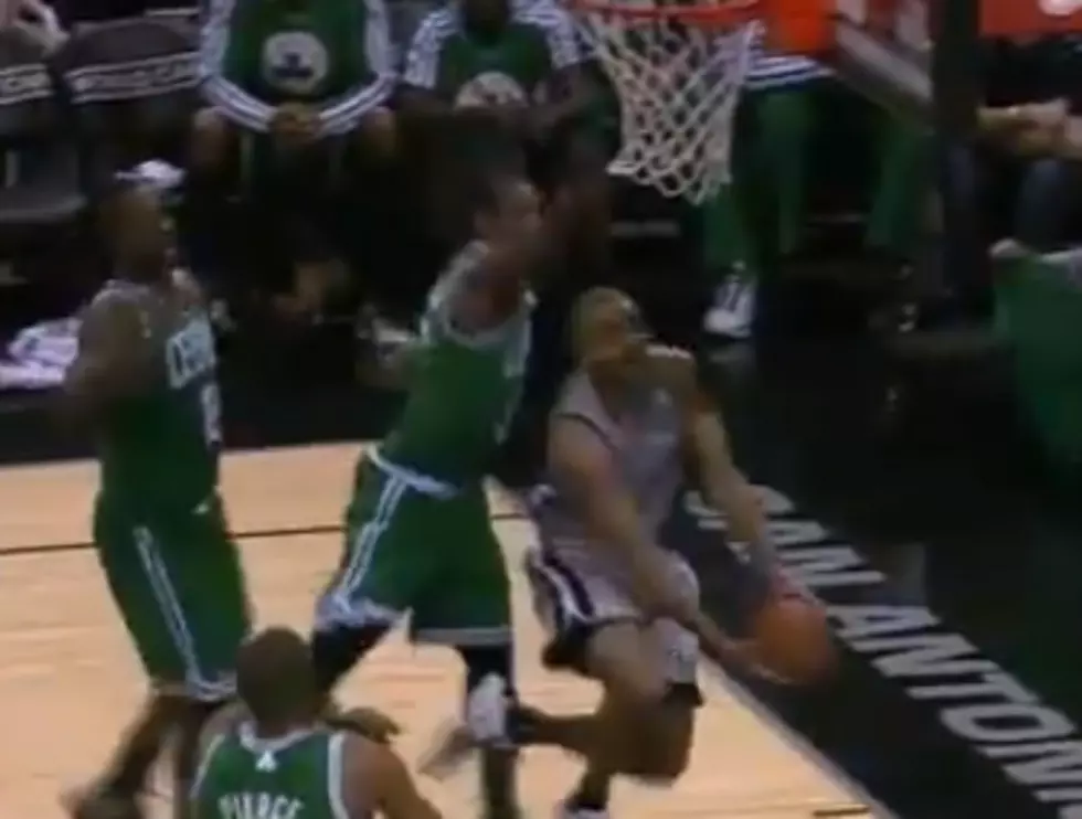 Tony Parker Makes Circus Shot Against Boston Celtics [VIDEO]