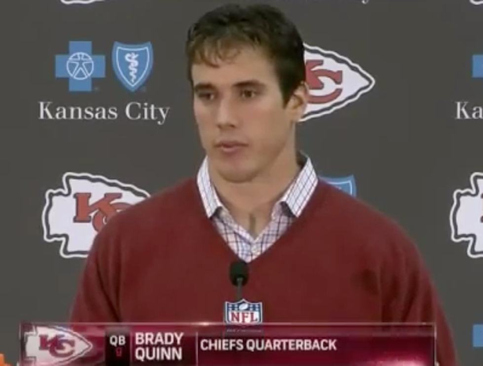 Brady Quinn Speaks About Jovan Belcher Murder-Suicide [VIDEO]