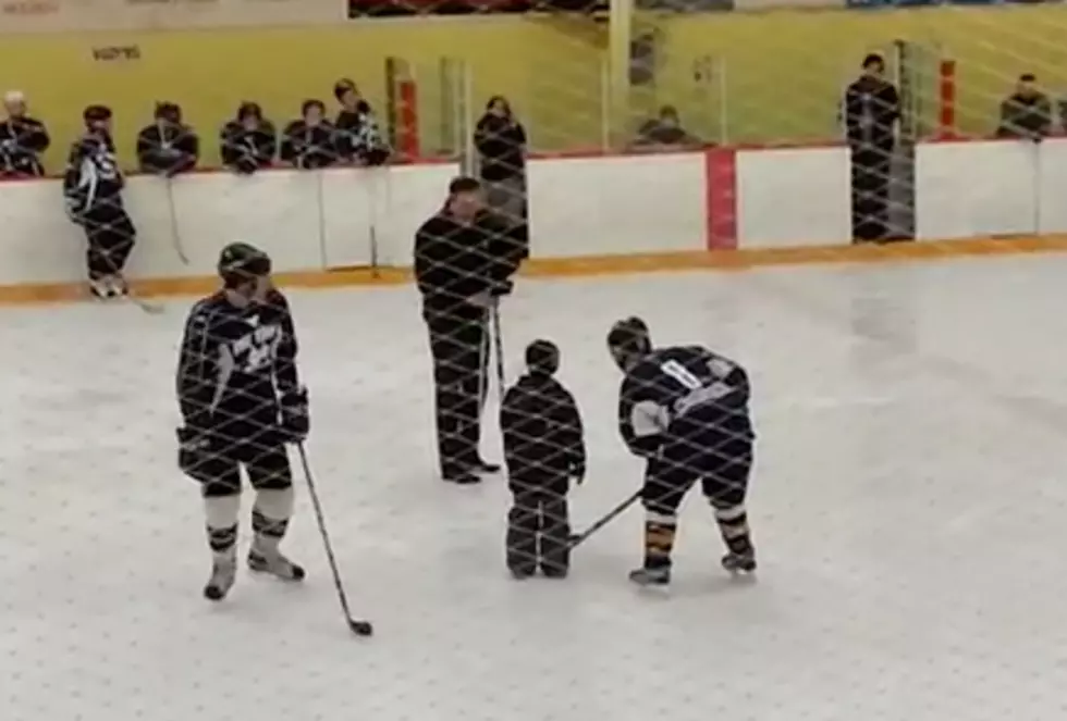 9-Year Old Makes Center-Ice Shot For $5,000 [VIDEO]