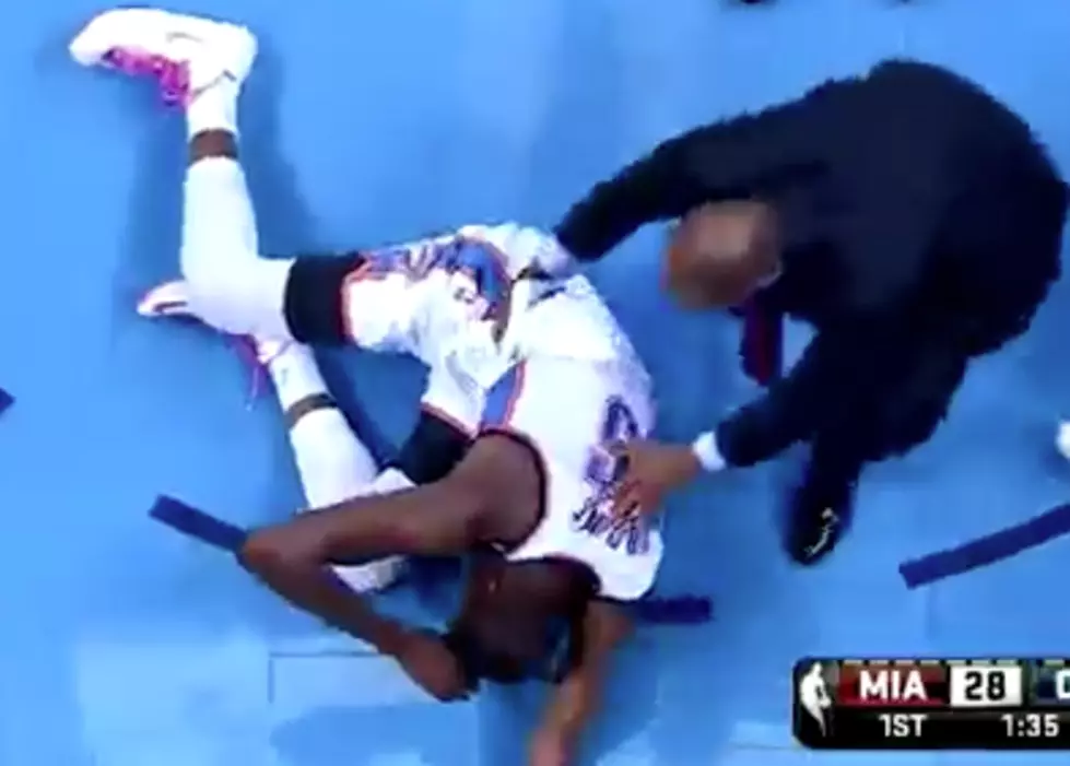 Kevin Durant Goes Down Extremely Hard [VIDEO]