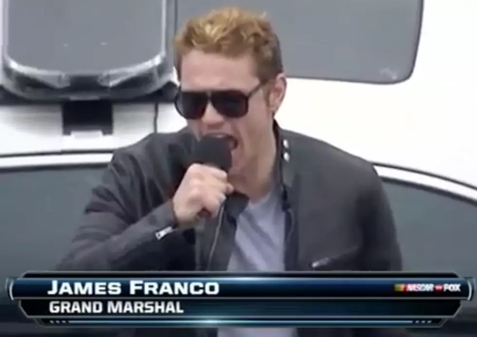 James Franco Commands “Drivers & Danica” To Start Engines [VIDEO]