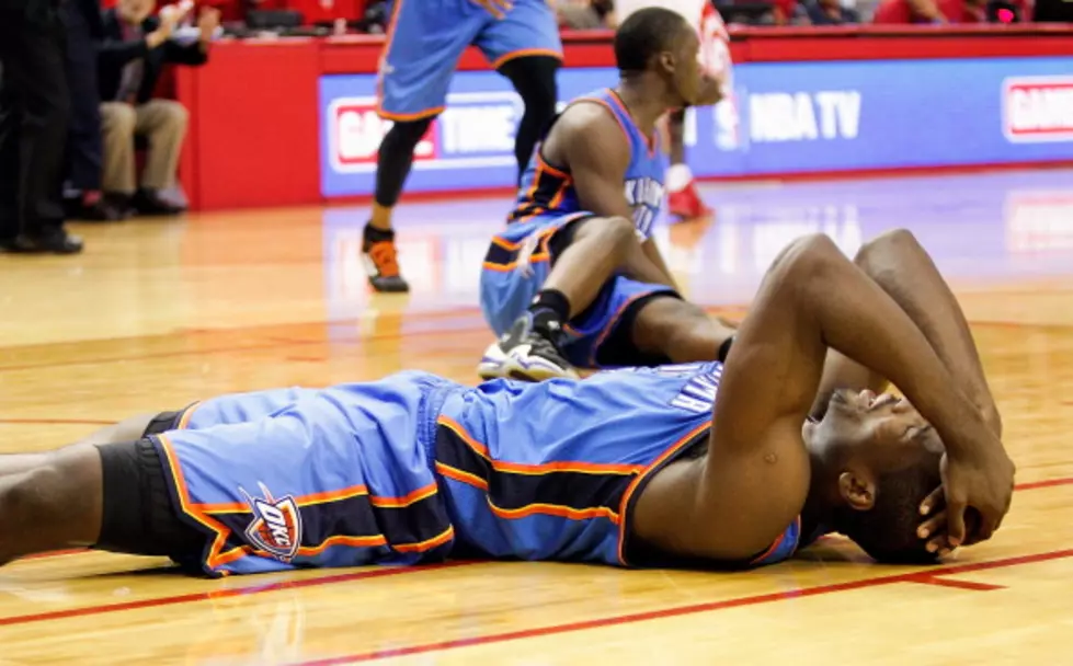 Serge Ibaka Misses Wide Open Layup, Thunder Lose To Rockets At The Buzzer [VIDEO]