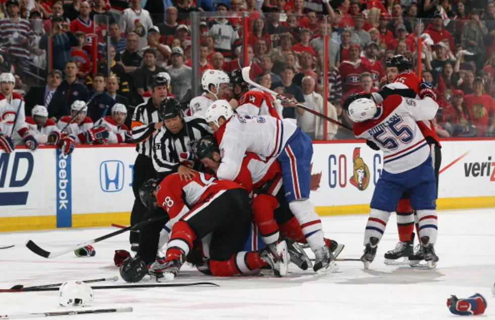 Ottawa Senators And Montreal Canadiens Get Into Massive Fight [VIDEO]