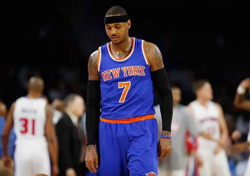 'Melo Struggles in Loss to Pistons