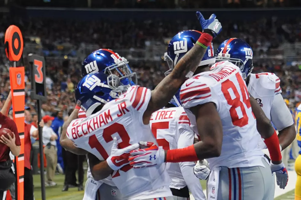 OBJ Helps Giants Win Physical Contest with Rams