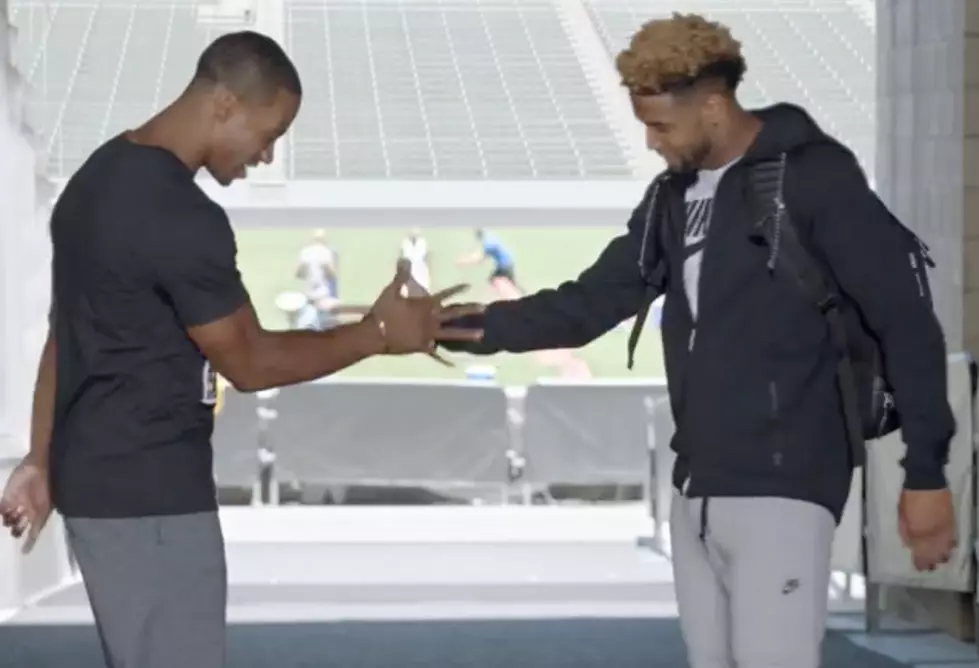 Victor Cruz and OBJ Star in New Foot Locker Commercial [VIDEO]