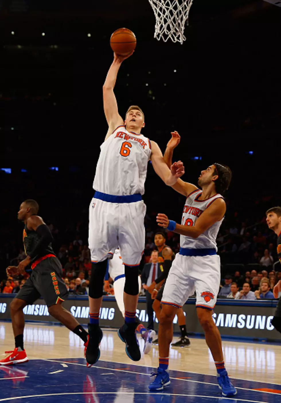 Porzingis Dazzles Crowd with Steal, Dunk (Video)