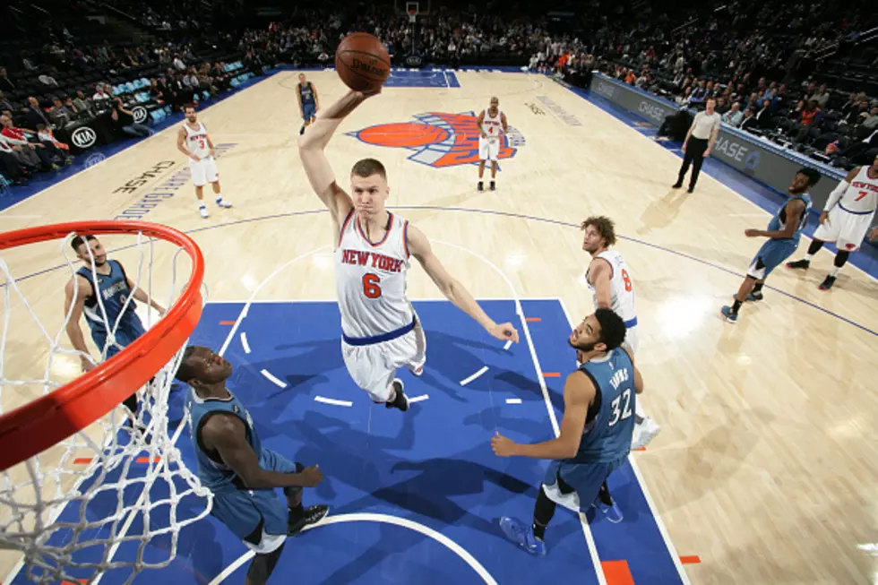 Kristaps Porzingis Wins East Rookie Of The Month