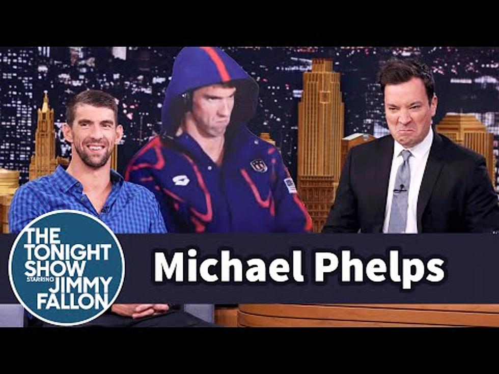 Jimmy Fallon Confronts Michael Phelps With Angry Michael Phelps [VIDEO]