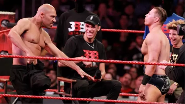 Lavar Ball and Ball Family Invades WWE