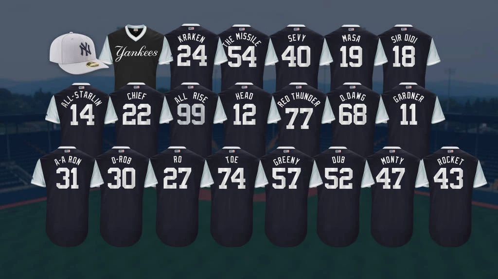 player weekend jerseys