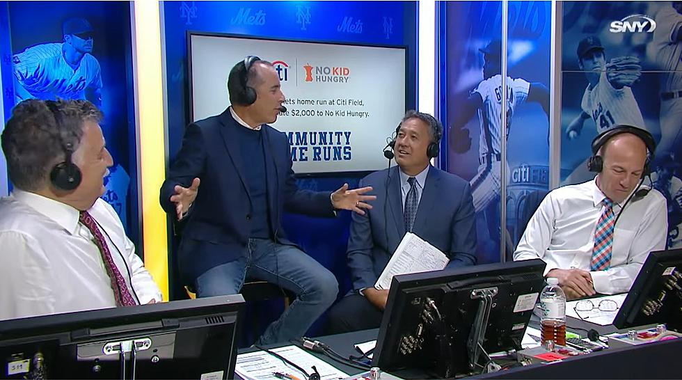 Legendary New York Comedian Stops by Mets Broadcast to Promote Netflix Debut