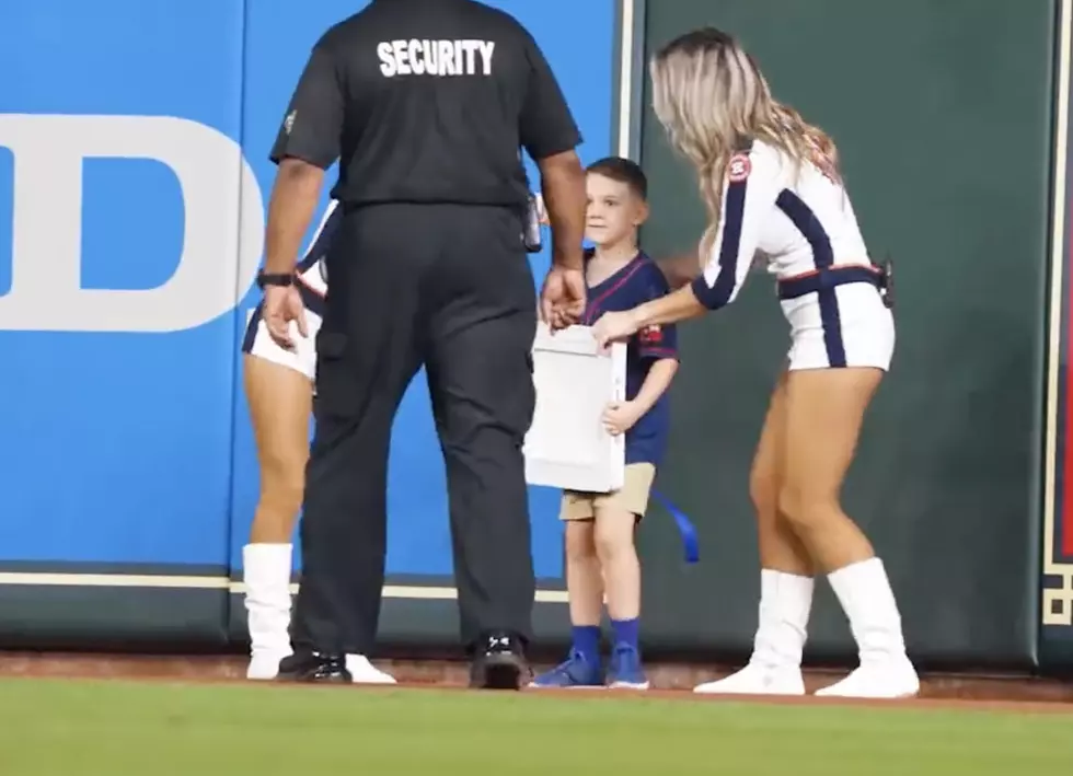 Boy Tries To Steal Second Base During New York Mets Game
