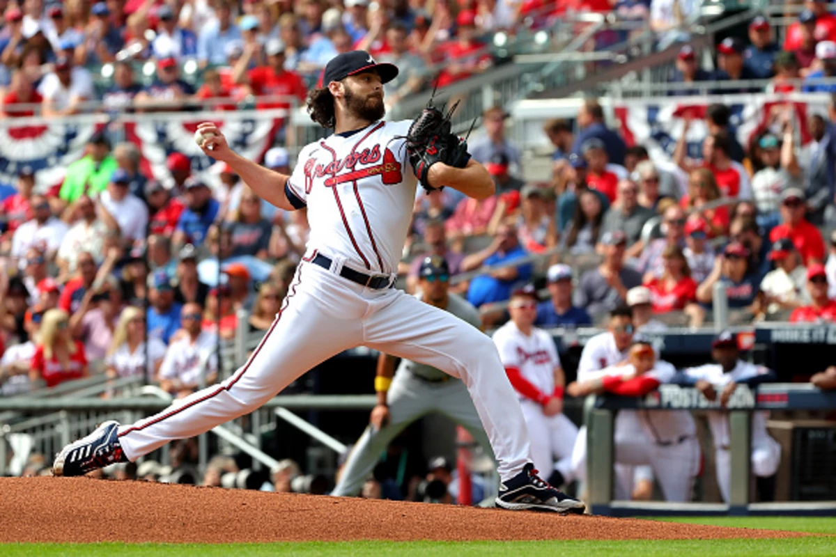 Braves starter Ian Anderson not happy after tough afternoon