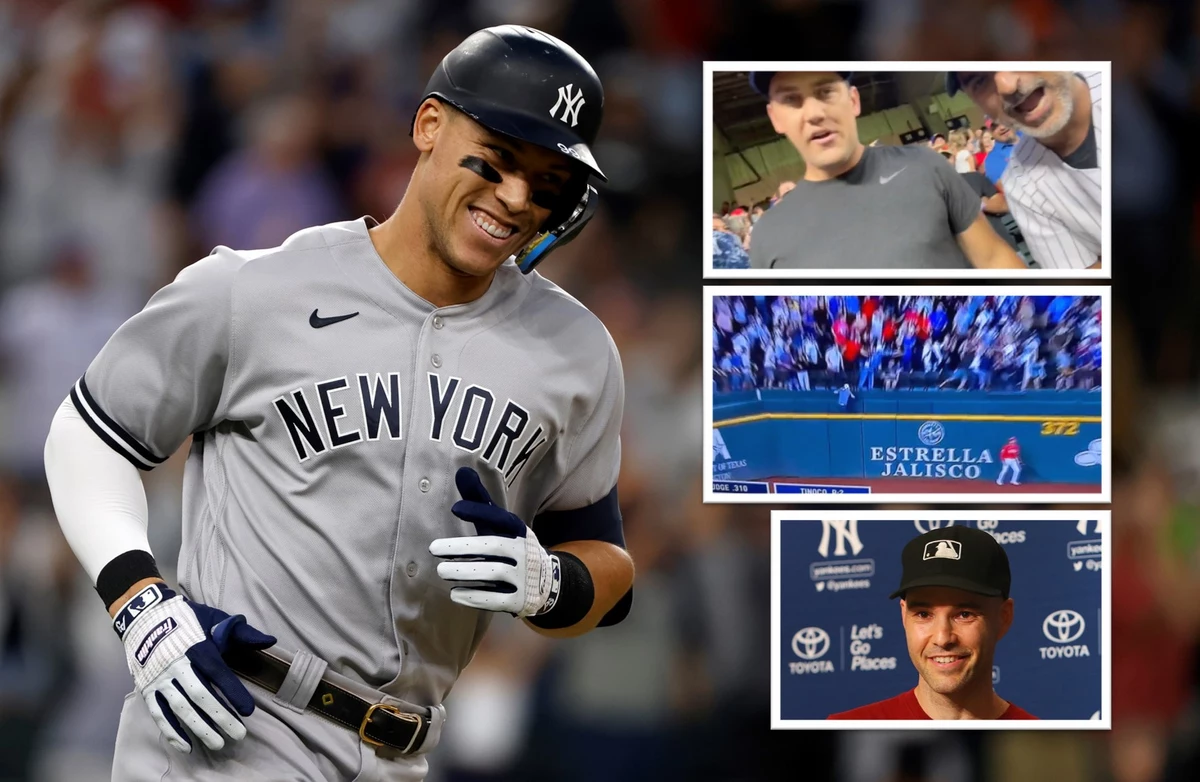 Yankees catcher pledges game-worn cup to fan who catches Aaron Judge  milestone HR